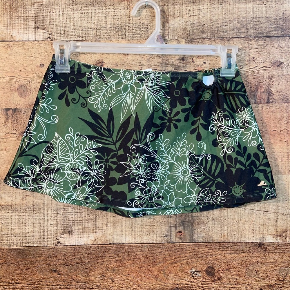 Catalina Island Floral Swim Cover Skirt
